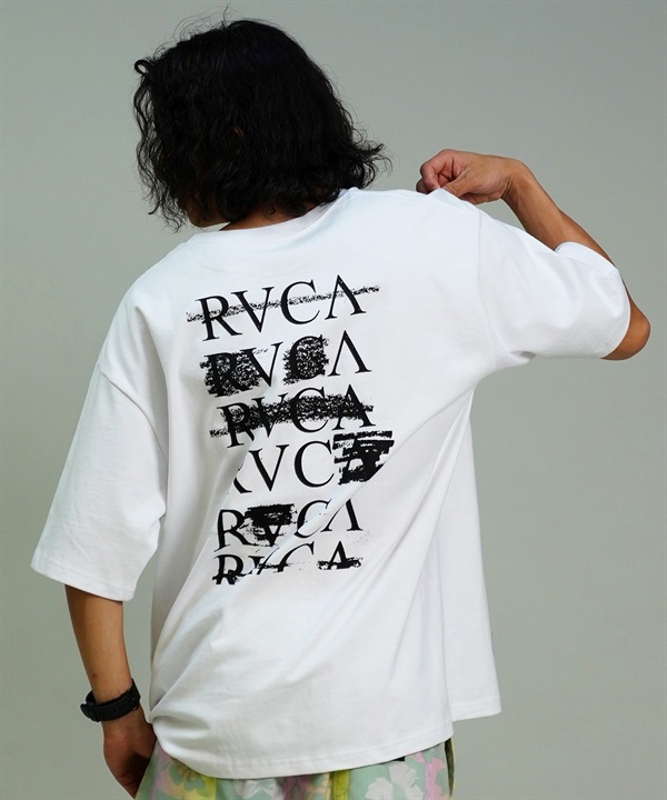 【クーポン対象】RVCA ルーカ メンズ 半袖 Tシャツ コットンTee バックプリント オーバーサイズ BE04A-231