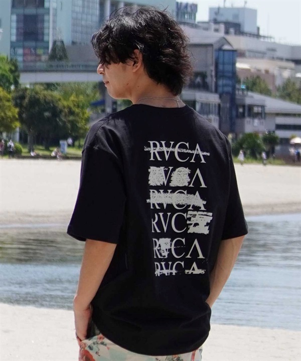 【クーポン対象】RVCA ルーカ メンズ 半袖 Tシャツ コットンTee バックプリント オーバーサイズ BE04A-231