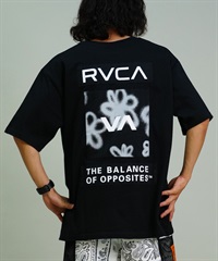 RVCA ルーカ メンズ Tシャツ 半袖 バックプリント オーバーサイズ BE04A-P21 ムラサキスポーツ限定