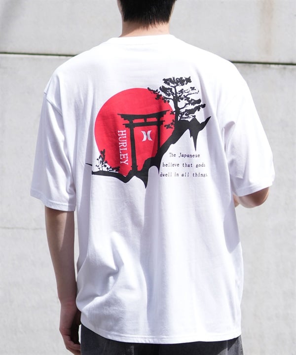 Hurley ハーレー メンズ Tシャツ 半袖 バックプリント 日本限定 23MRKMSS01 ムラサキスポーツ限定