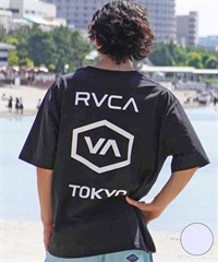 RVCA/ルーカ 半袖Tシャツ バックプリント JAPAN EXCLUSIVE BE04A-P28 ムラサキスポーツ限定&日本限定