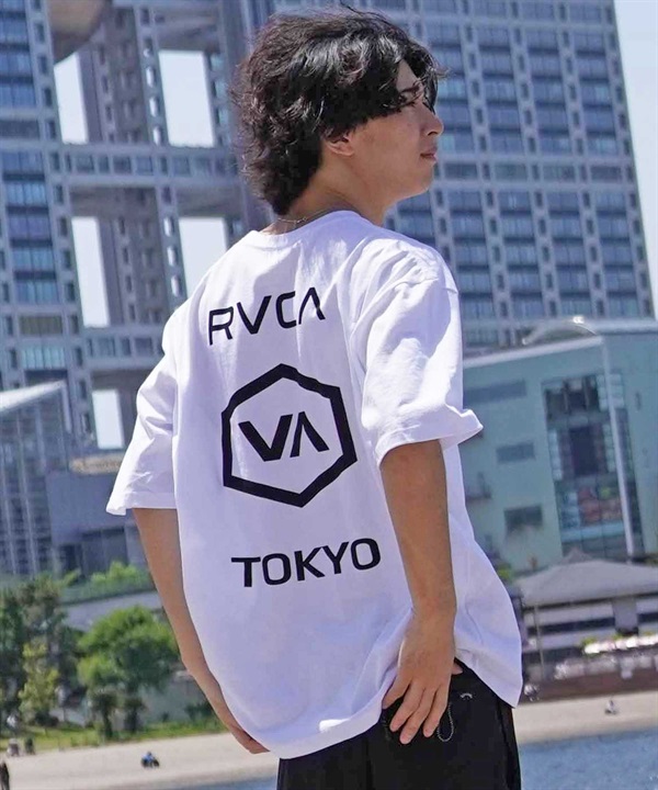 RVCA/ルーカ 半袖Tシャツ バックプリント JAPAN EXCLUSIVE BE04A-P28 ムラサキスポーツ限定&日本限定