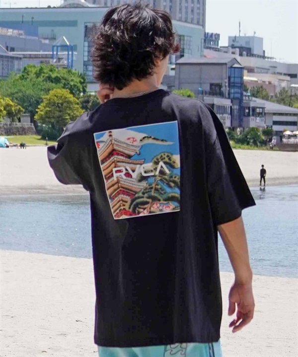 RVCA ルーカ メンズ 半袖 Tシャツ 和柄 DESI JAPAN EXCLUSIVE BE04A-P29 ムラサキスポーツ限定