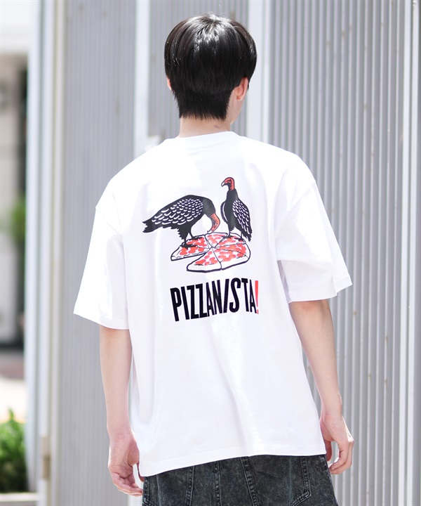PIZZANISTA ピッザニスタ 半袖 Tシャツ メンズ ユニセックス オーバーサイズ PNTM242-05 ムラサキスポーツ限定