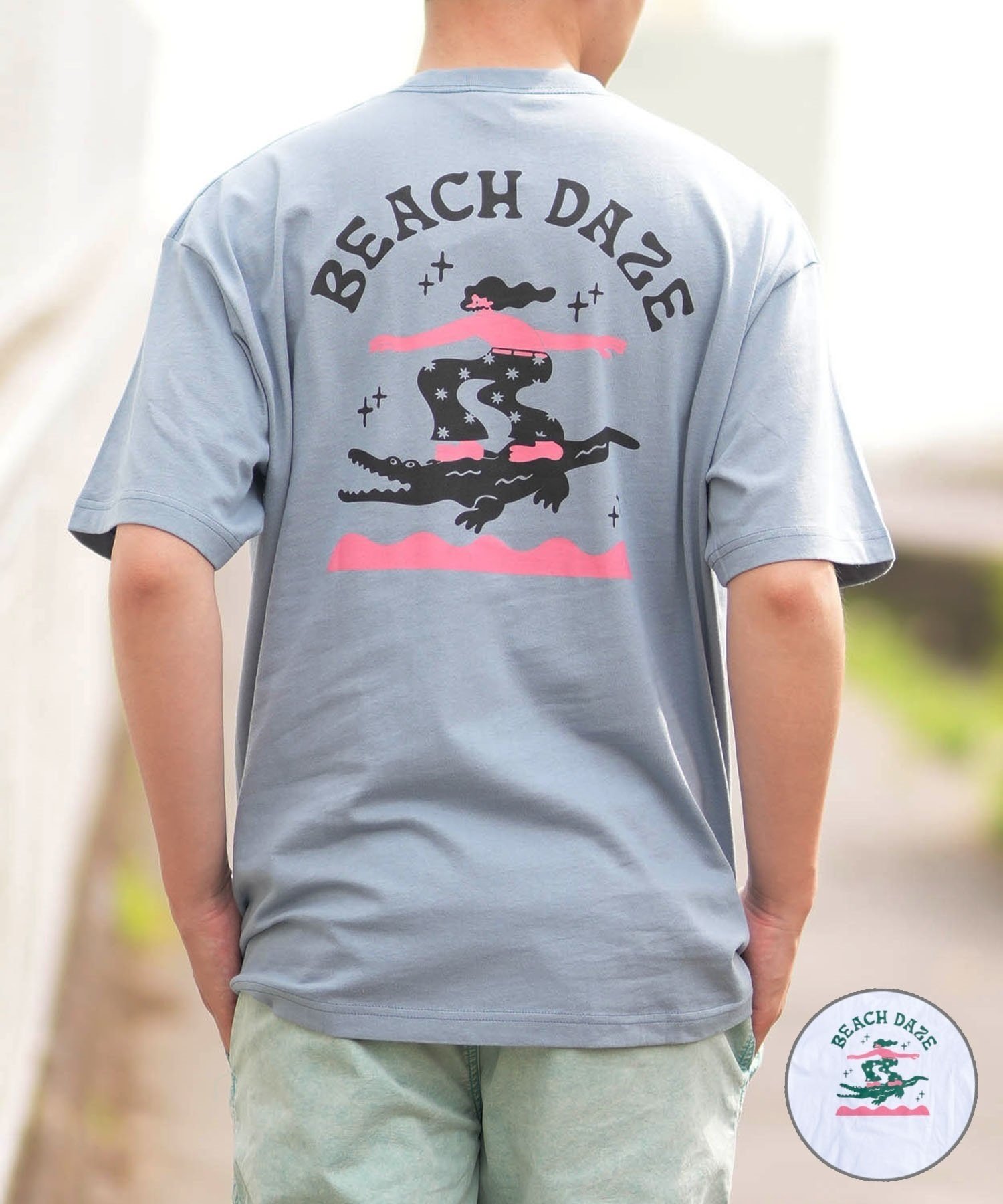 DEAR LAUREL ディアローレル メンズ 半袖 Tシャツ D24S2120 Toyameg コラボレーション(WHT-M)