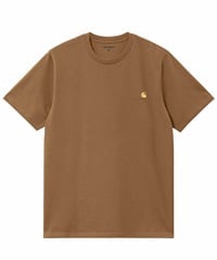 Carhartt WIP/カーハートダブリューアイピー S/S AMERICAN SCRIPTT-SHIRT 半袖Ｔシャツ I029956(BROWN-M)