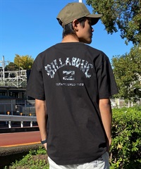 BILLABONG ビラボン LOGO BE011-202 メンズ 半袖 Tシャツ(BLK-S)