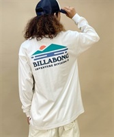 BILLABONG/ビラボン 長袖 Tシャツ ロンT バックプリント オーバーサイズ BD012-054(WHT-M)