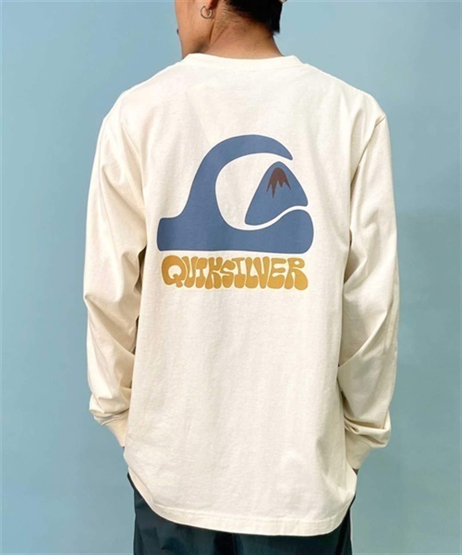 QUIKSILVER/クイックシルバー ロンTEE バックプリント クルーネック