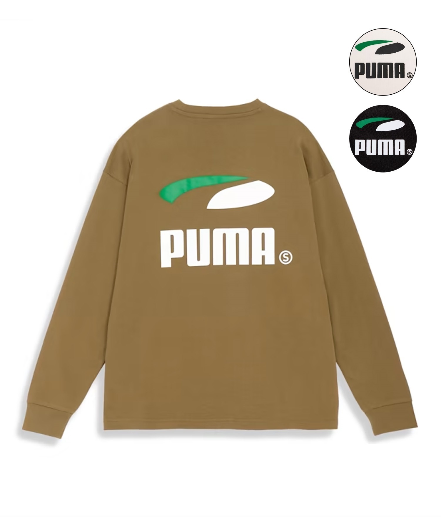 PUMA SKATEBOARDING/プーマスケートボーディング メンズ スケートボード Tシャツ CO 長袖 ロンT 623032(01-M)