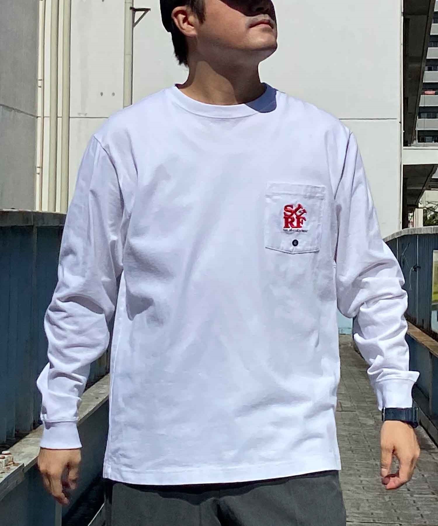 QUIKSILVER クイックシルバー メンズ ロンT 長袖Tシャツ アフターサーフ 薄手 QLT241032(WHT-M)