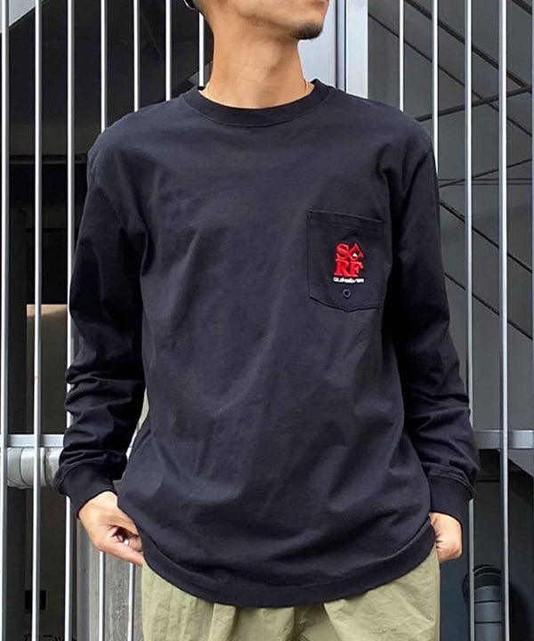 QUIKSILVER クイックシルバー メンズ ロンT 長袖Tシャツ アフターサーフ 薄手 QLT241032