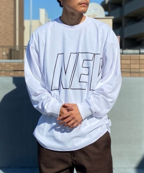 NEW ERA ニューエラ 13697256 メンズ 長袖 Tシャツ KK1 B27 ロング 