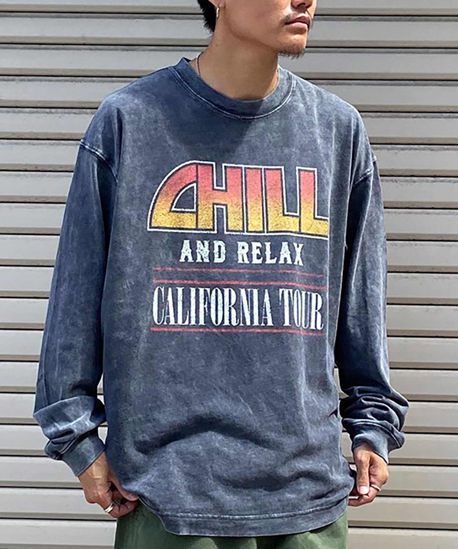 CHILLAX チラックス DESI 234OO1LT120CL メンズ 長袖 Tシャツ