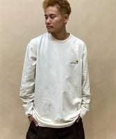 Carhartt WIP カーハートダブリューアイピー L/S AMERICAN SCRIPT T-SHIRT I029955 メンズ 長袖 Tシャツ KK A16(WHITE-M)