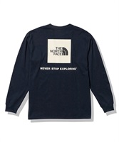 THE NORTH FACE ザ・ノース・フェイス L/S Back Square Logo Tee ロングスリーブバックスクエアロゴティー NT32343 メンズ 長袖 Tシャツ