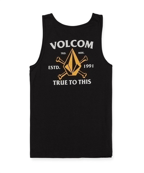 VOLCOM/ボルコム MATEY TANK クルーネック バックプリント A4522301(BLK-M)