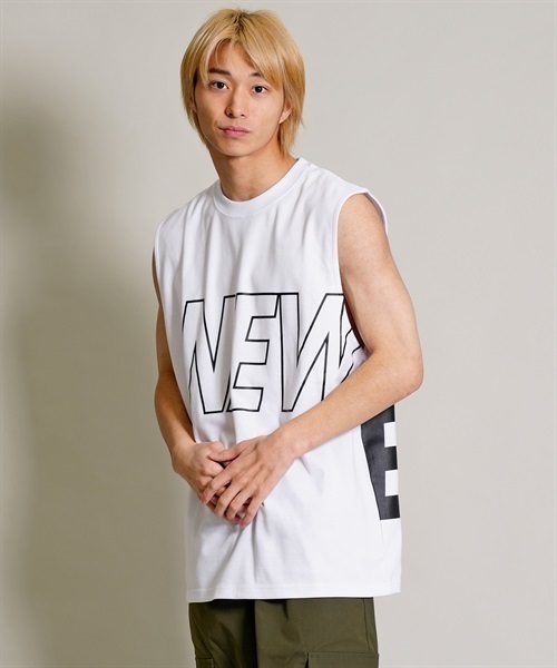 NEW ERA ニューエラ P MUSCLE TANK FB LOGO 13697251 メンズ タンク