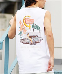 【ムラサキスポーツ限定】 LOST ロスト メンズ タンクトップ バックプリント LOST CITY TA L24SS-T(WHT-M)