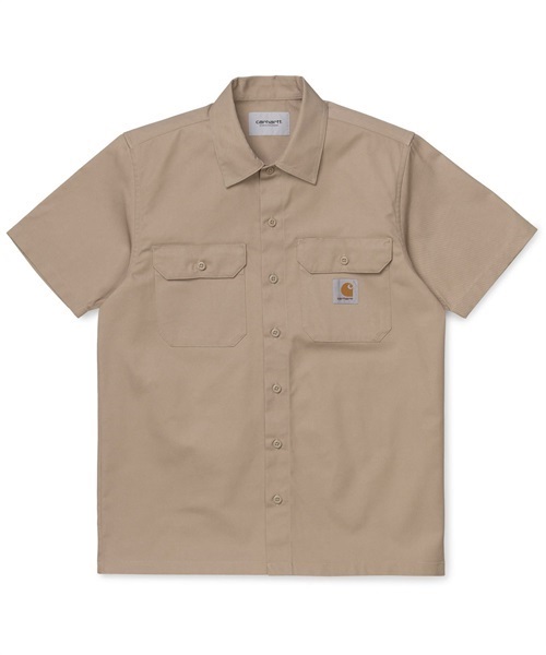 Carhartt WIP カーハートダブリューアイピー S/S MASTER SHIRT I027580 メンズ 半袖 シャツ KK2 D24(BE-M)