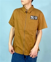 VOLCOM ボルコム TOKYO TRUE WOVEN SHORT SLEEVE SHIRT A0412311 メンズ 半袖 シャツ KK1 C17(RUB-M)