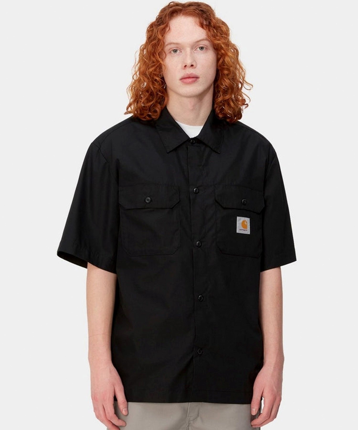 Carhartt WIP カーハート ダブリューアイピー 半袖 シャツ メンズ S S CRAFT SHIRT I033023(BLACK-M)