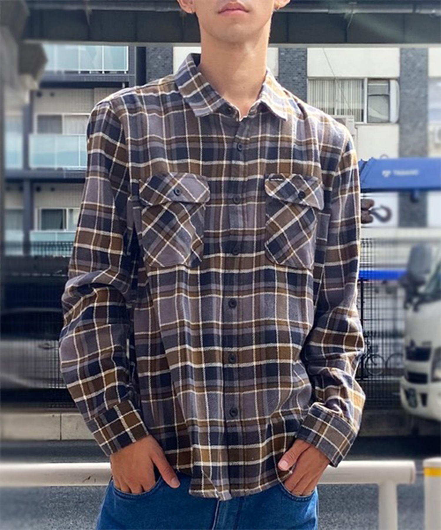 BRIXTON ブリクストン DESI BOWERY L/S FLANNEL 1213 メンズ 長袖