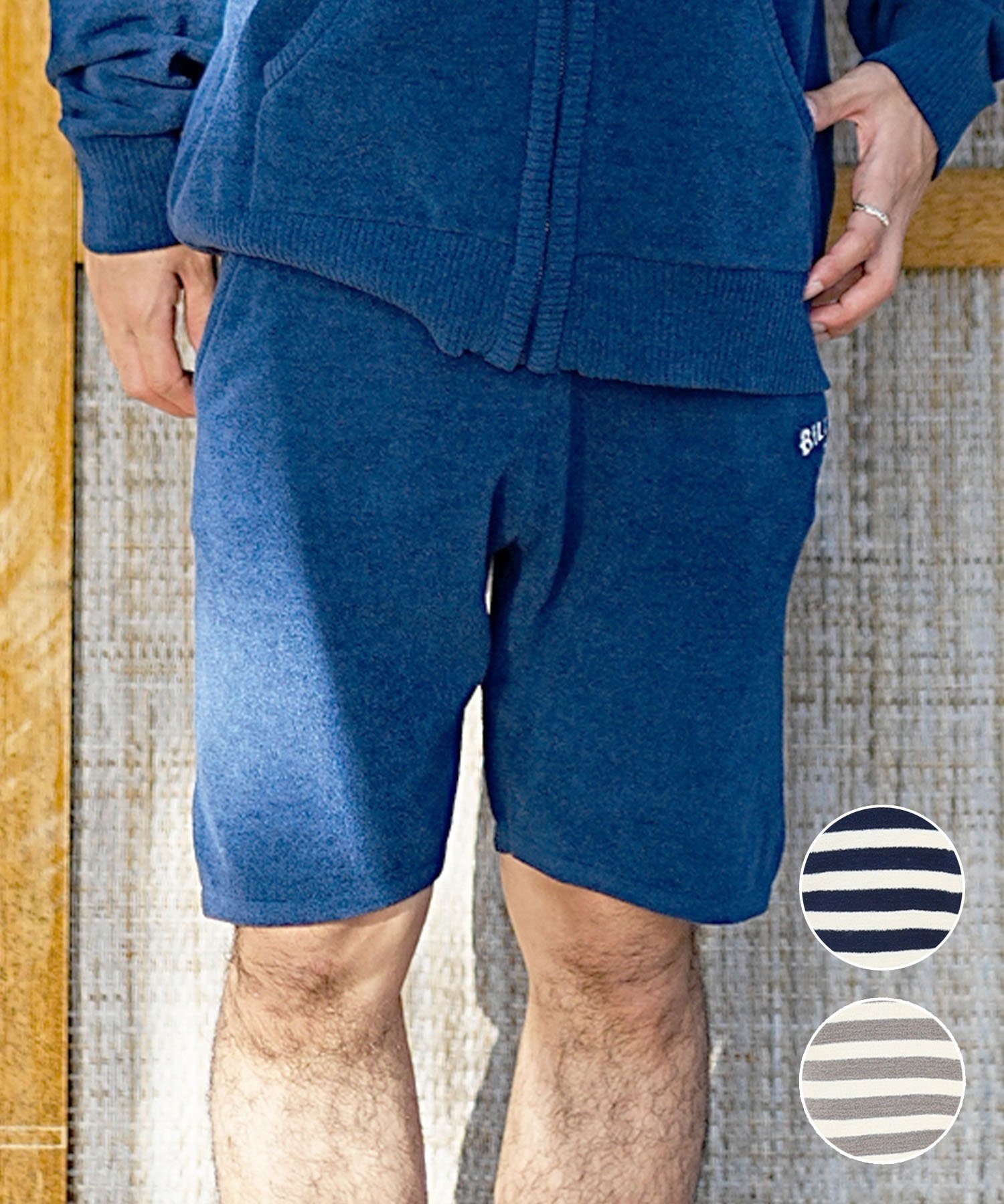 【クーポン対象】BILLABONG ビラボン モールニットショーツ メンズ ショートパンツ イージーパンツ ハーフパンツ セットアップ対応 BE011-010(GRY-M)