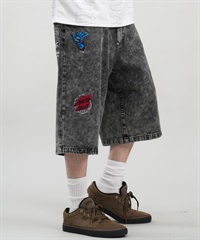 SANTACRUZ サンタクルーズ ショートパンツ メンズ デニムショーツ ロング丈 Patches Jeans 2.0 Shorts 502242502 ムラサキスポーツ限定