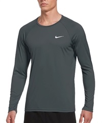 NIKE ナイキ NESSA587-301 メンズ ラッシュガード 長袖 UVケア 水陸両用 ユーティリティ ラッシュTシャツ 吸水速乾 KK1 D23