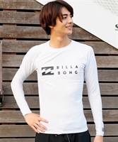 BILLABONG ビラボン BD011-853 メンズ ラッシュガード 長袖 UVカット 吸汗速乾 サーフィン KX1 E5(WTBK-M)