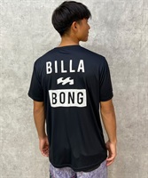 BILLABONG ビラボン BD011-863 メンズ ラッシュガード 半袖 UVカット 速乾 水陸両用 ユーティリティ ラッシュT KX1 E5(BKWT-M)