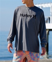 Hurley ハーレー メンズ ラッシュガード 長袖 UVカット 水陸両用 ユーティリティ ラッシュTシャツ 吸水速乾  MRG2310033