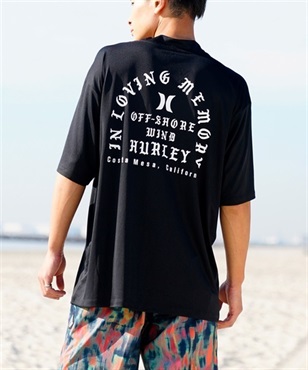 Hurley ハーレー PHANTOM 23S01MRG05 メンズ ラッシュガード 半袖 UVカット モックネック ラッシュTシャツ 水陸両用 ユーティリティ KX2 E25