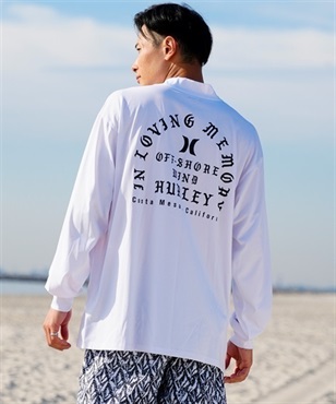 Hurley ハーレー 23S01MRG06 メンズ ラッシュガード 長袖 UVカット モックネック ラッシュロンT 水陸両用 ユーティリティ KX2 E25