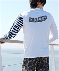 VOLCOM ボルコム メンズ ラッシュガード Tシャツ 長袖 水着 UVカット 