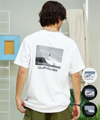 【クーポン対象】QUIKSILVER クイックシルバー メンズ ラッシュガード Tシャツ 半袖 水着 UVカット PHOTO 24 SS QLY241629M ムラサキスポーツ限定(WHT1-M)
