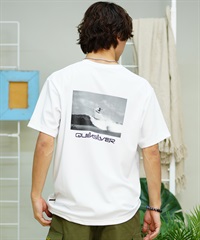 【クーポン対象】QUIKSILVER クイックシルバー メンズ ラッシュガード Tシャツ 半袖 水着 UVカット PHOTO 24 SS QLY241629M ムラサキスポーツ限定(WHT2-M)