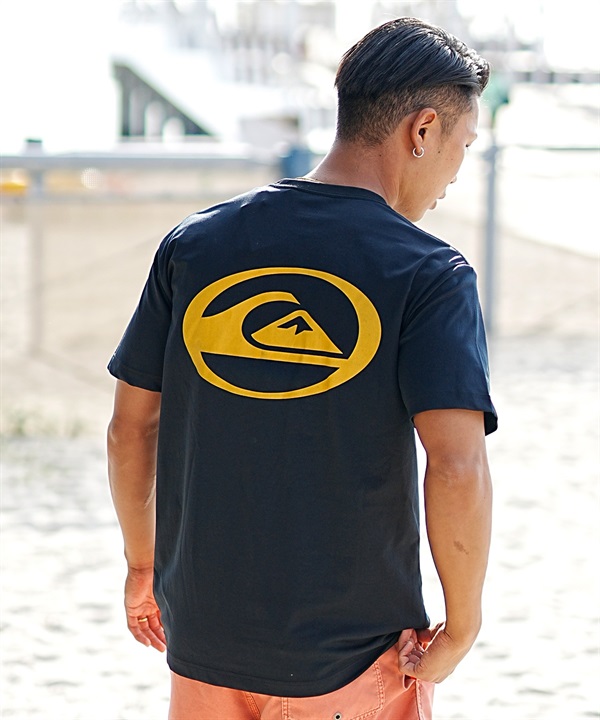 【クーポン対象】QUIKSILVER クイックシルバー メンズ ラッシュガード Tシャツ 半袖 水着 水陸両用 ユーティリティ UVカット SATURN LOGO SS QLY241009