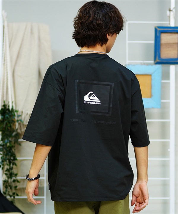 【クーポン対象】QUIKSILVER クイックシルバー メンズ ラッシュガード Tシャツ 半袖 水着 UVカット QLY241632M ムラサキスポーツ限定