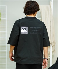【クーポン対象】QUIKSILVER クイックシルバー メンズ ラッシュガード Tシャツ 半袖 水着 UVカット QLY241633M ムラサキスポーツ限定(BLK-M)
