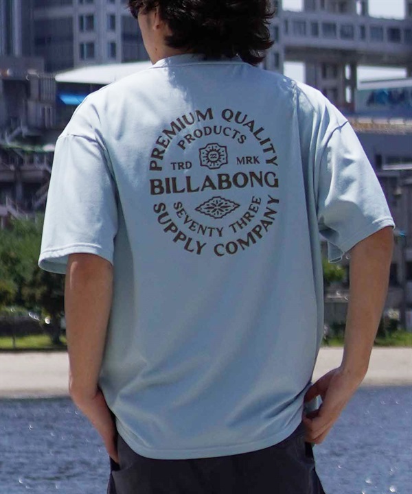 BILLABONG ビラボン ラッシュガード 半袖 水陸両用 メンズ Tシャツ バックプリント UVカット ユーティリティ SOFFTY TEE BE01A-860