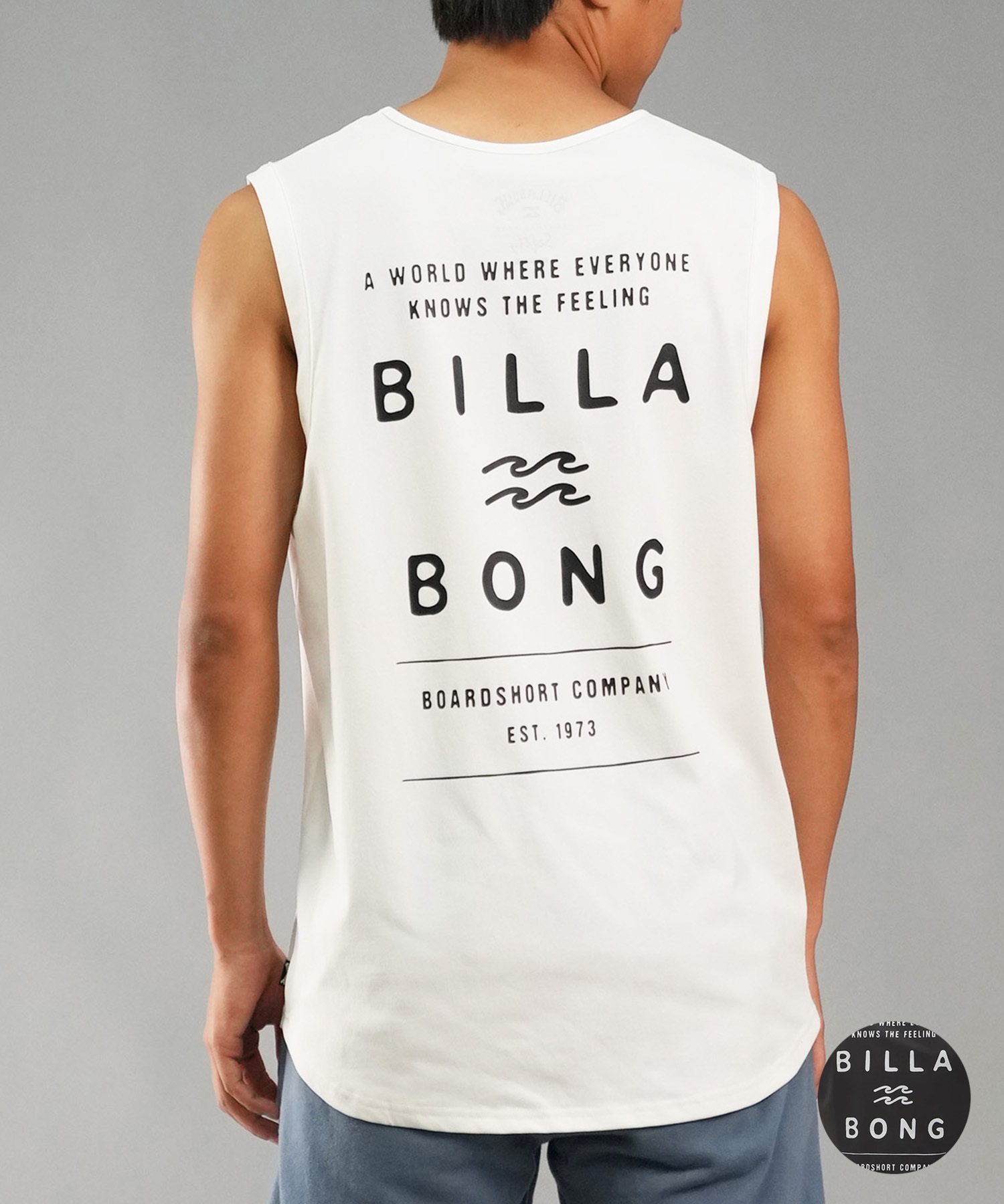 BILLABONG ビラボン ラッシュガード タンクトップ 水陸両用 メンズ バックプリント UVカット ユーティリティ SOFFTY TANK BE01A-861(OFW-M)