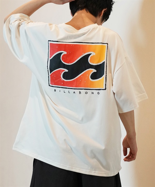 BILLABONG ビラボン ラッシュガード 半袖 水陸両用 メンズ Tシャツ バックプリント UVカット ユーティリティ SOFFTY TEE BE01A-868