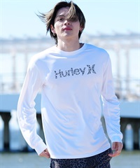 Hurley ハーレー メンズ 長袖Tシャツ ラッシュガード 水陸両用 UVケア ブランドロゴ MRG2411029