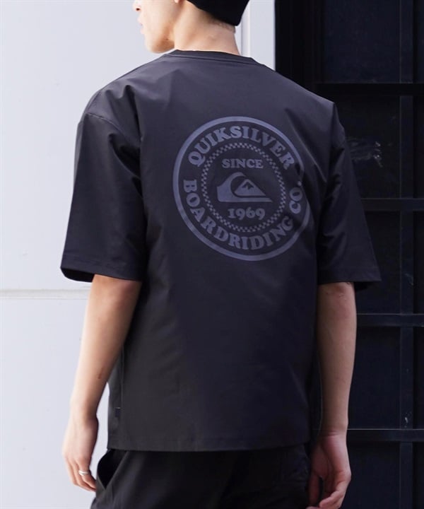 【クーポン対象】QUIKSILVER クイックシルバー メンズ ラッシュガード Tシャツ バックプリント 水陸両用 ユーティリティ セットアップ対応 QLY242601M ムラサキスポーツ限定