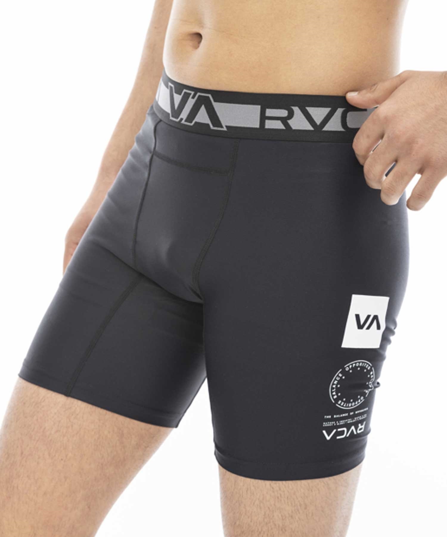 【クーポン対象】RVCA ルーカ RVCA UNDER SHORTS メンズ インナー パンツ 水着 BE041-861(BLK-S)