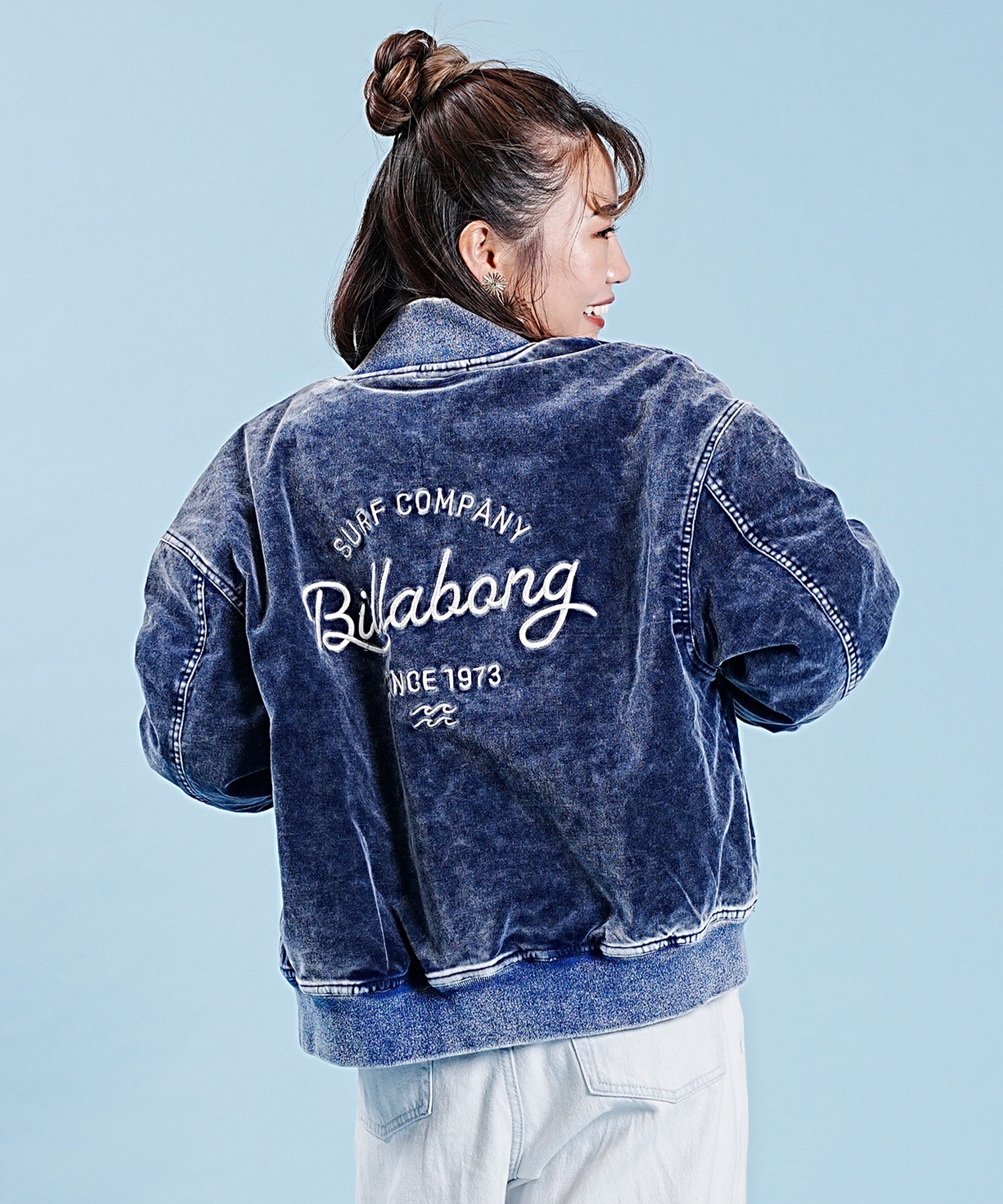 BILLABONG/ビラボン レディース 中綿ジャケット MA-1 インディゴ