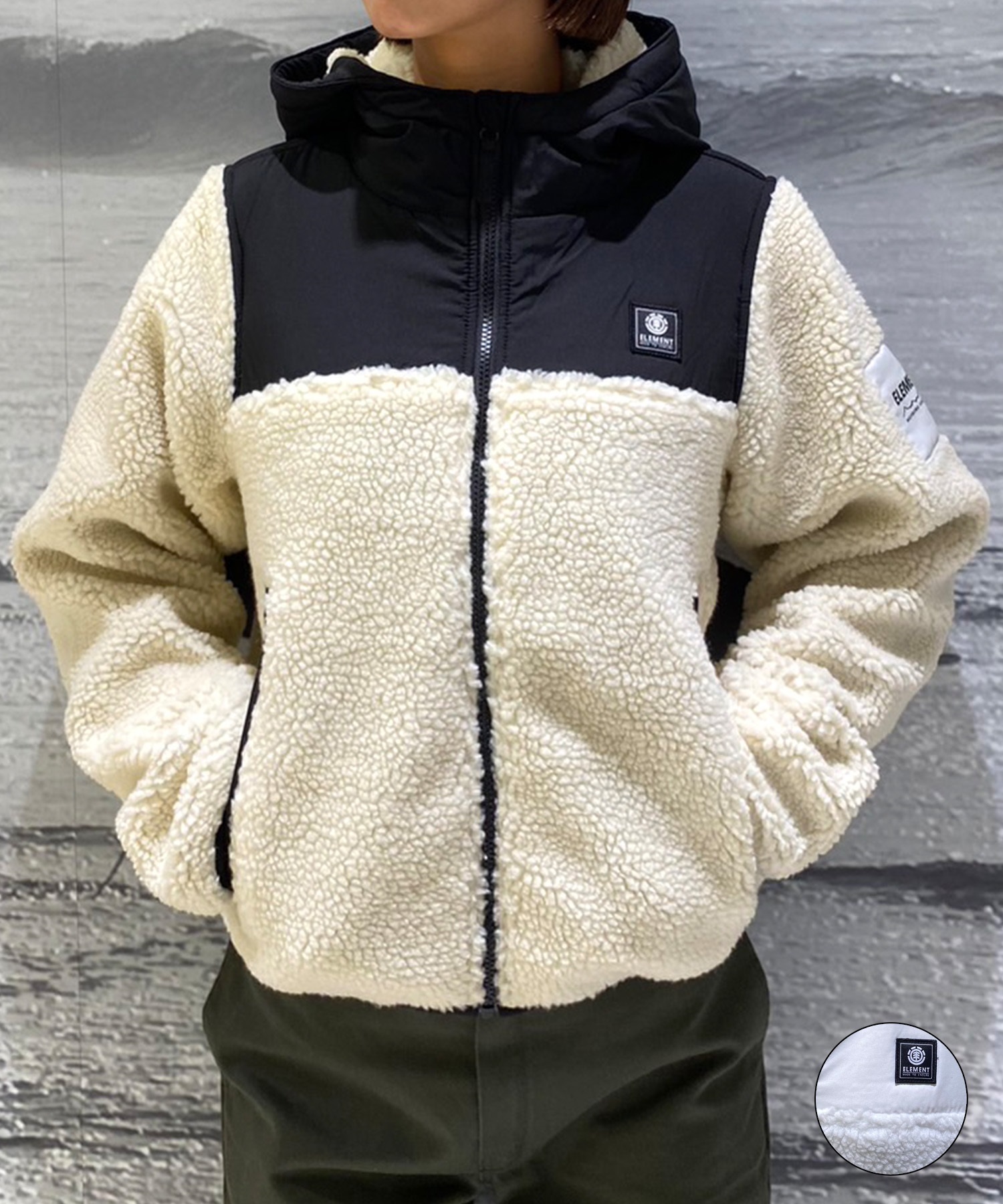 ELEMENT/エレメント BOA HOOD WOMEN レディース ボアジャケット