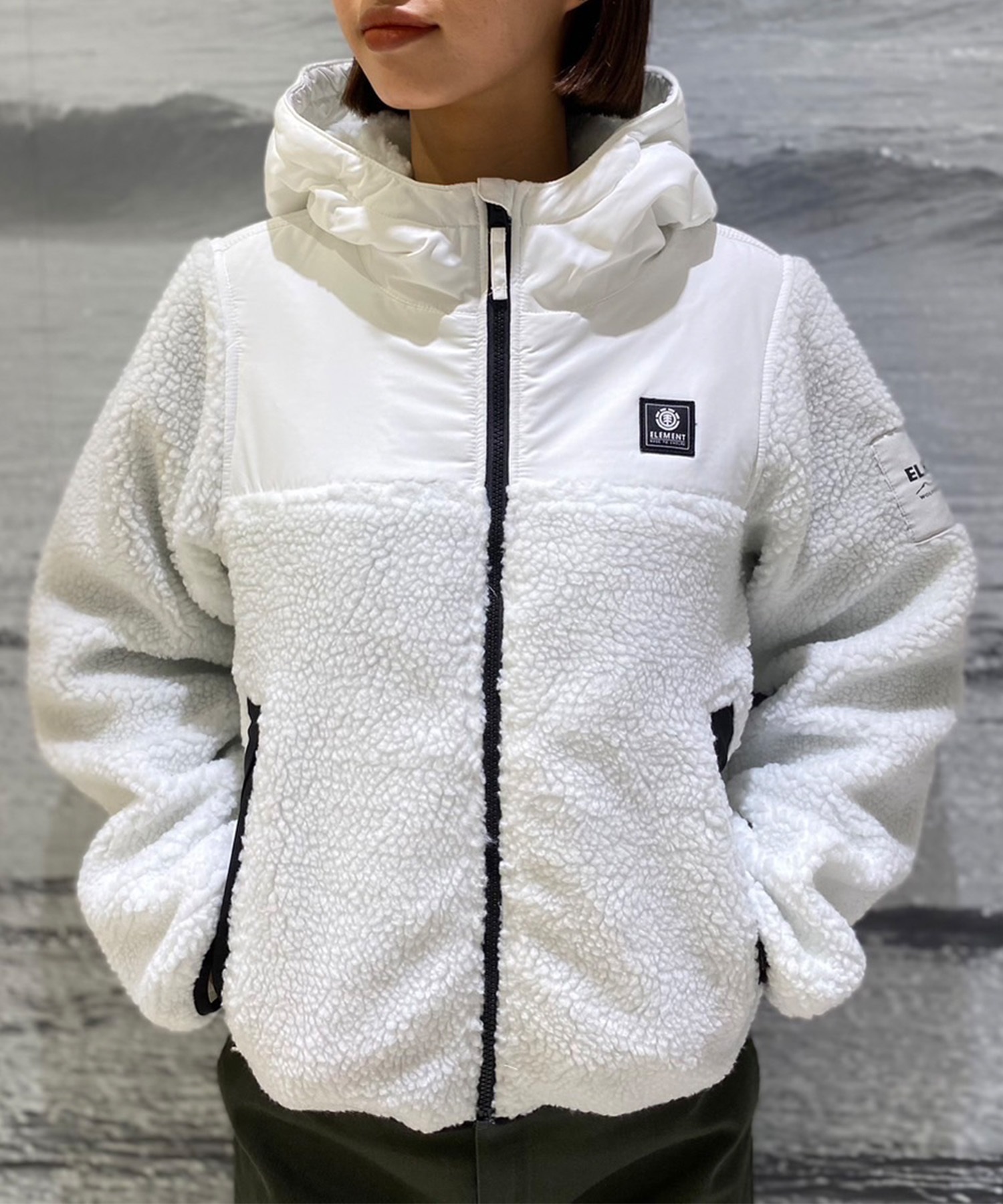 ELEMENT/エレメント BOA HOOD WOMEN レディース ボアジャケット